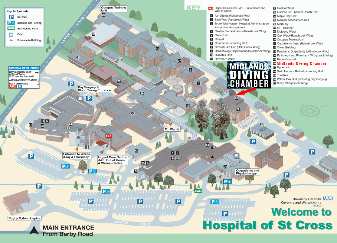 Map of the Hospital